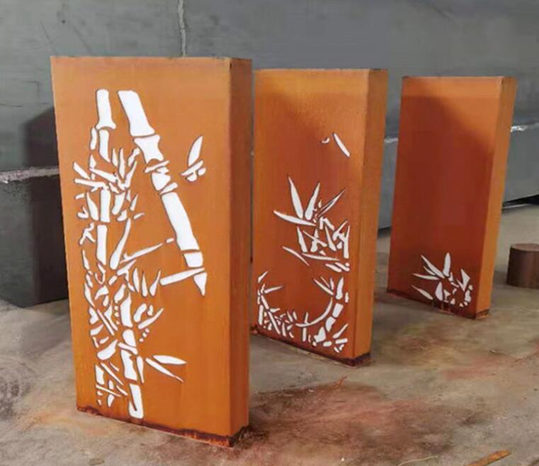 威宁锈钢板灯箱