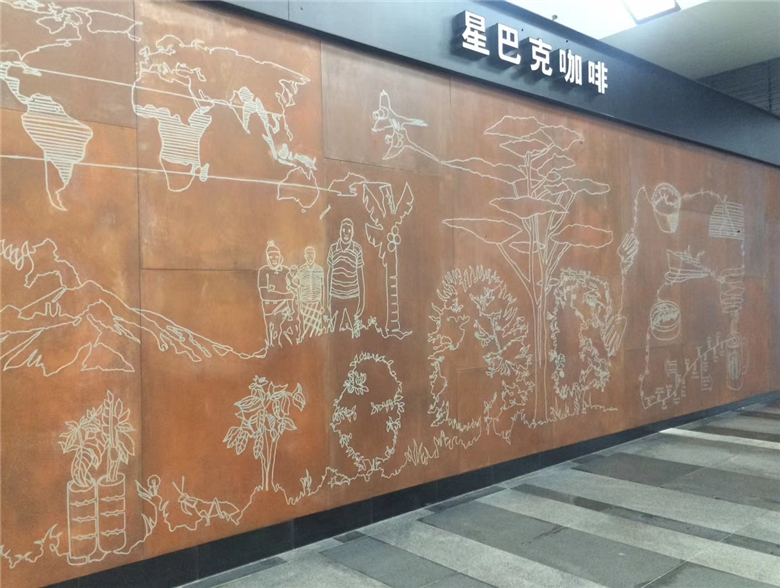 威宁耐候钢幕墙