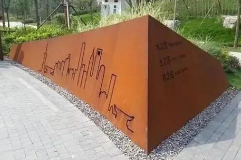 威宁耐候钢挡土墙